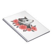 花の付いたポッサム ノートブック (右側)