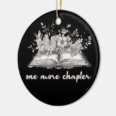 花の付いた巻一つ セラミックオーナメント (左)