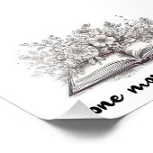 花の付いた巻一つ フォトプリント            (角)