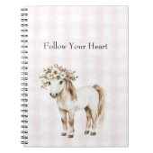 花の付いた馬 ノートブック (正面)