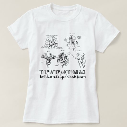 花の会話サイクルクラシカルの一部1 Tシャツ (デザイン正面)