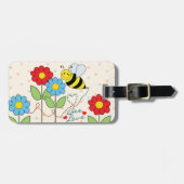 花の住所ののまわりに ラゲッジタグ (正面横)