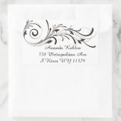 花の住所 シール (バッグ)