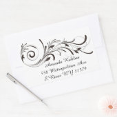 花の住所 シール (封筒)