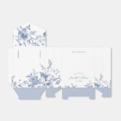 花の何か青い ブライダルシャワー フェイバーボックス (折り畳みなし)