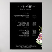 花の価格表ポスター ポスター (正面)