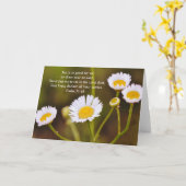 花の信仰の小さな花ノートカード カード (黄色い花)