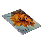 花の信仰ひまわりアートラブ祈りの言葉誌 ノートブック (右側)