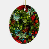 花の信仰マシュー・ポインセチアオーナメント セラミックオーナメント (右)