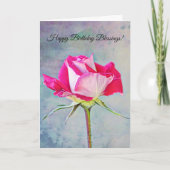 花の信仰誕生日恵みバラカード カード (正面)