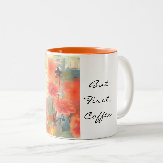 -花の信号器のマグはこれをしよう ツートーンマグカップ (正面右)