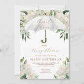 花の傘 4月の雨が5月の花を育てる 招待状 (正面)