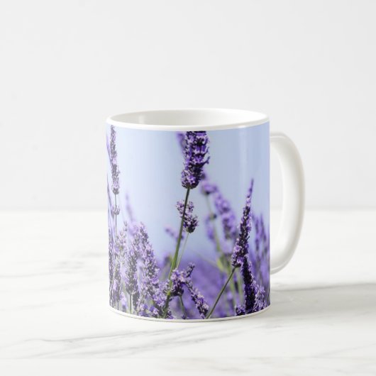 「花の優雅さ花デザインマグカップ」 コーヒーマグカップ (正面右)