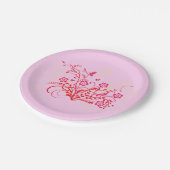 花の入れ墨 –  ペーパープレート (アングル)