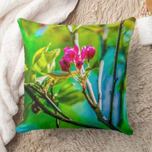 花の内側 クッション (ブランケット)