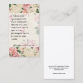 花の内装 名刺 (正面/裏面)