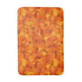 花の写真のオレンジ庭ユリ バスマット (正面縦)