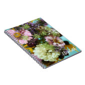 花の写真エレガントワイルドフラワーカスタムズ ノートブック (右側)