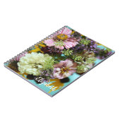 花の写真エレガントワイルドフラワーカスタムズ ノートブック (左側)