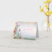 花の写真グリーティングカード カード (黄色い花)