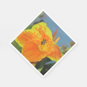 花の写真ビーカンナリリガーデンパーティー スタンダードランチョンナプキン (角)