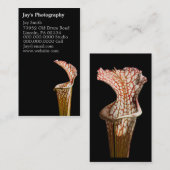 花の写真名刺 名刺 (正面/裏面)