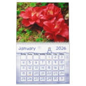 花の写真 – アゾレス諸島 カレンダー (1月 2026)