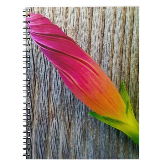"花の写真 ノートブック (正面)