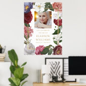 花の写真 命の祝祭 葬儀看板 ポスター