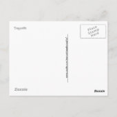 花の写真：黄色春ダッフォジル ポストカード (裏面)