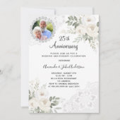 花の写真 25周年記念 招待状 (正面)
