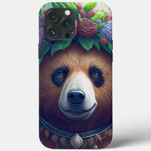 花の冠を持つマクマ Case-Mate iPhoneケース (裏面)