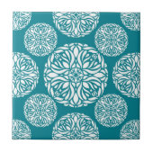 花の冬の雪片 タイル (正面)