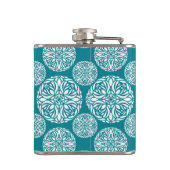 花の冬の雪片 フラスク (裏面)