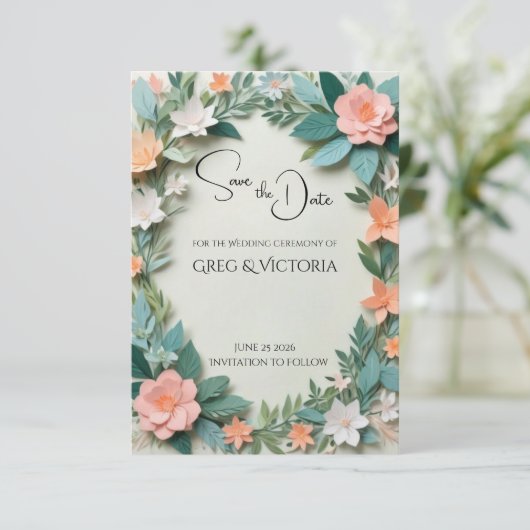 花の出演予告 招待状 (スタンド正面)