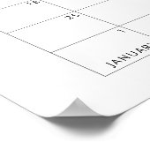 花の出産予想カレンダー ポスター (角)