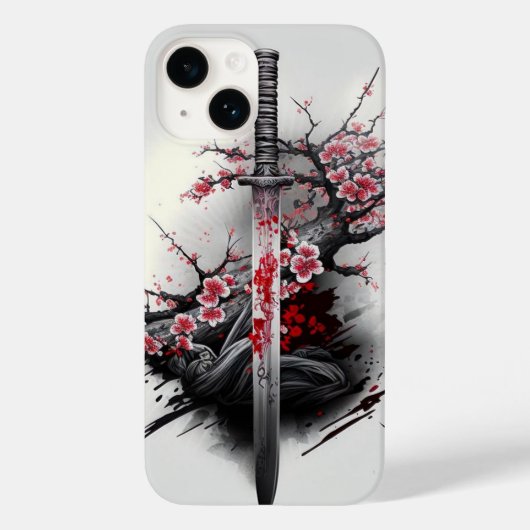 "花の刃" Case-Mate iPhoneケース (裏面)