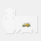 花の分野における春のバニー フェイバーボックス (折り畳みなし)