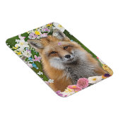 花の分野のおとぎ話のキツネ マグネット (右側)