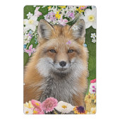 花の分野のおとぎ話のキツネ ミニクリップボード (裏面)