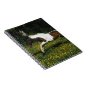 花の分野のペンキの馬のランニング ノートブック (右側)