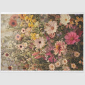 花の分野は明るい色を切り離す 薄葉紙 (正面)