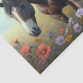 花の切り離しの分野で雌馬と雌馬 薄葉紙 (詳細)