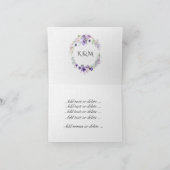 花の刺繍画像 サンキューカード (内部)