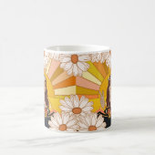 花の力の平和 コーヒーマグカップ (中央)