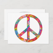 花の力の平和 ポストカード (正面/裏面)