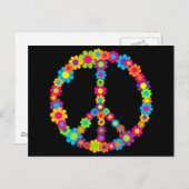 花の力の平和 ポストカード (正面/裏面)