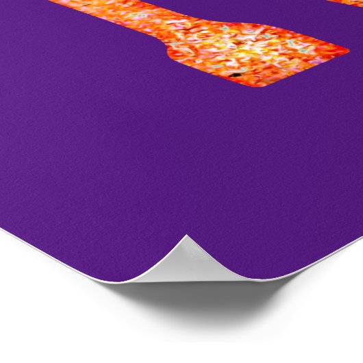 花の力の平和 – 戦争ではなく愛を作る ポスター (角)