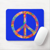 花の力の平和 |王室の（ばちゃばちゃ）跳ねる マウスパッド (マウス)