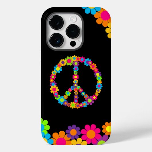 花の力の平和 Case-Mate iPhoneケース (裏面)